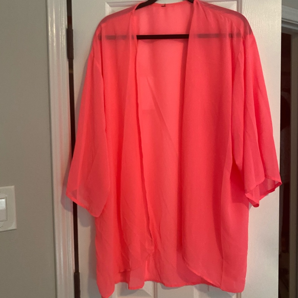 Neon pink kimono